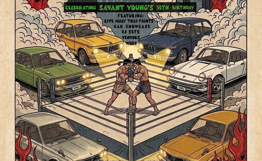 Cars and Kickboxing Showcase partial flyer June 2026